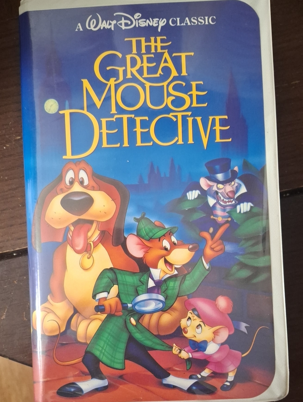 Disney The Great Mouse Detective VHS Black Diamond Edition